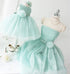 Formal Mother Daughter Matching Dress - Priority Shipping Matching Mom and Daughter Outfits Little Palace Store 1T Green